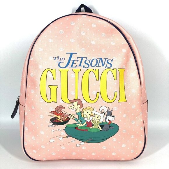 GUCCI 433578 The Jetsons Children's Logo backpack bag Backpack Unused - Picture 1 of 16